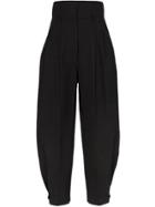 Givenchy High-waisted Cropped Trousers - Black