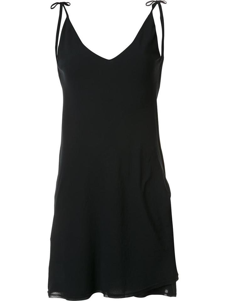 Malia Mills Strappy Beach Dress, Women's, Size: 6, Black, Polyester