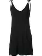 Malia Mills Strappy Beach Dress, Women's, Size: 6, Black, Polyester