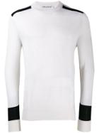 Neil Barrett Colour Block Sweater - White