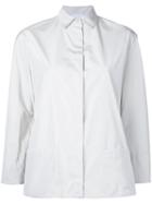 Aspesi - Plain Shirt Jacket - Women - Polyester - S, White, Polyester