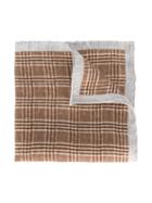 Eleventy - Woven Linen Scarf - Men - Linen/flax - One Size, Brown, Linen/flax