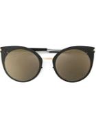 Mykita 'giuletta' Sunglasses, Women's, Black, Stainless Steel