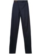 Kolor Asymmetric Front Trousers - Blue