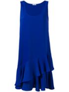 P.a.r.o.s.h. - Sleeveless Ruffle Hem Dress - Women - Polyester - L, Women's, Blue, Polyester