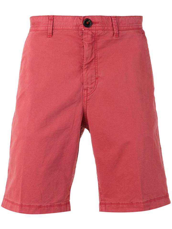 Michael Kors Chino Shorts, Men's, Size: 34, Red, Cotton/spandex/elastane