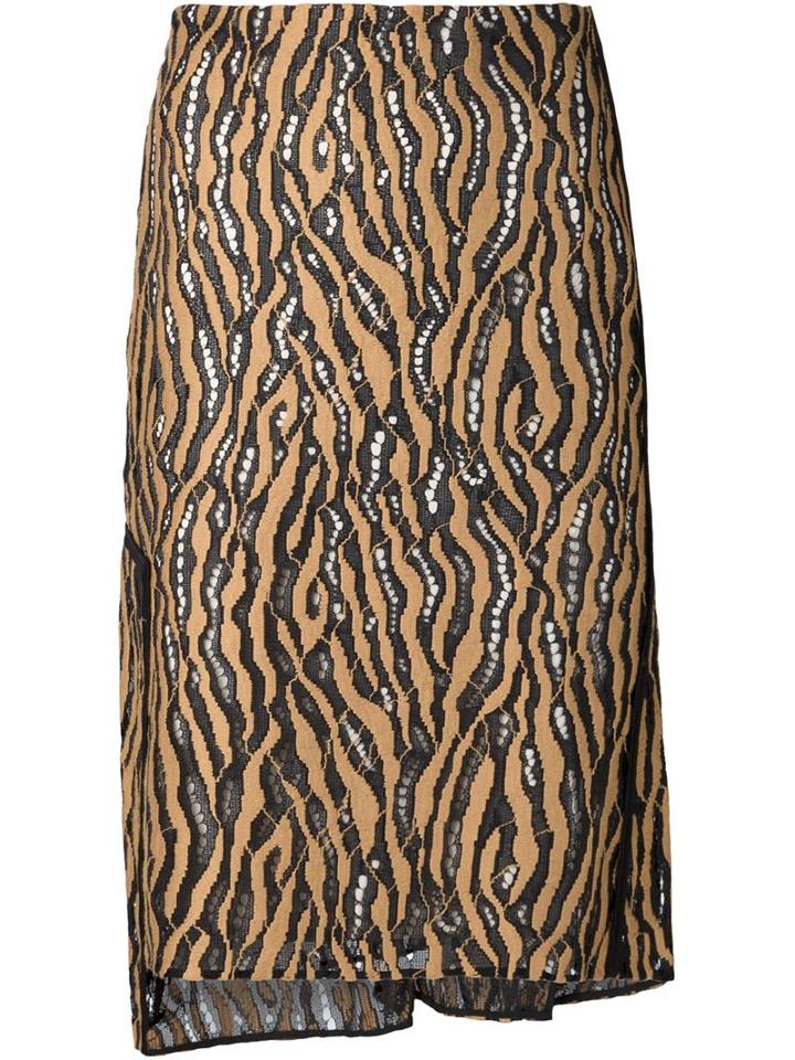 3.1 Phillip Lim Lace Cut-out Skirt