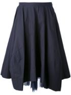 Wunderkind - Handkerchief Hem Skirt - Women - Cotton - 38, Blue, Cotton