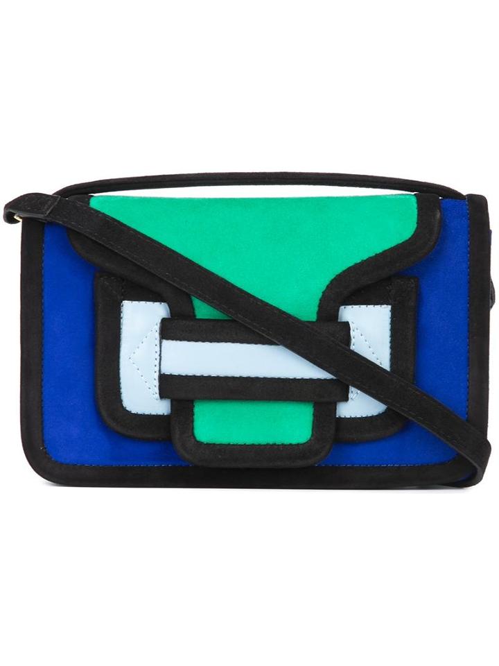 Pierre Hardy Colour Block Clutch, Women's, Blue, Suede