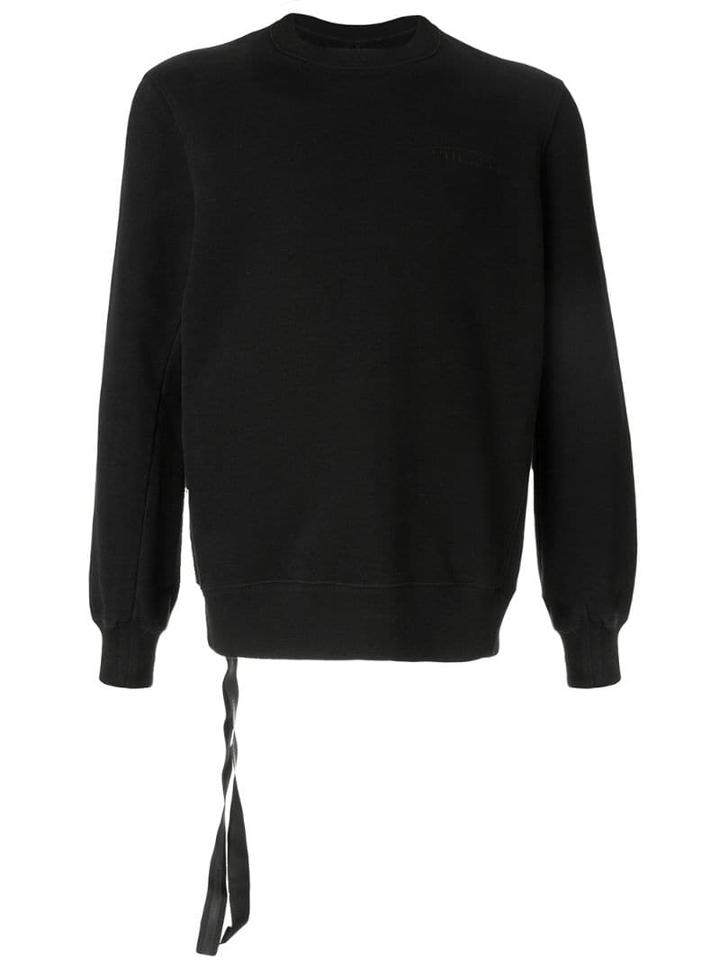 Unravel Project Colour Block Sweatshirt - Black