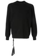 Unravel Project Colour Block Sweatshirt - Black
