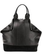 Alexander Mcqueen East West De Manta Shopper Bag - Black