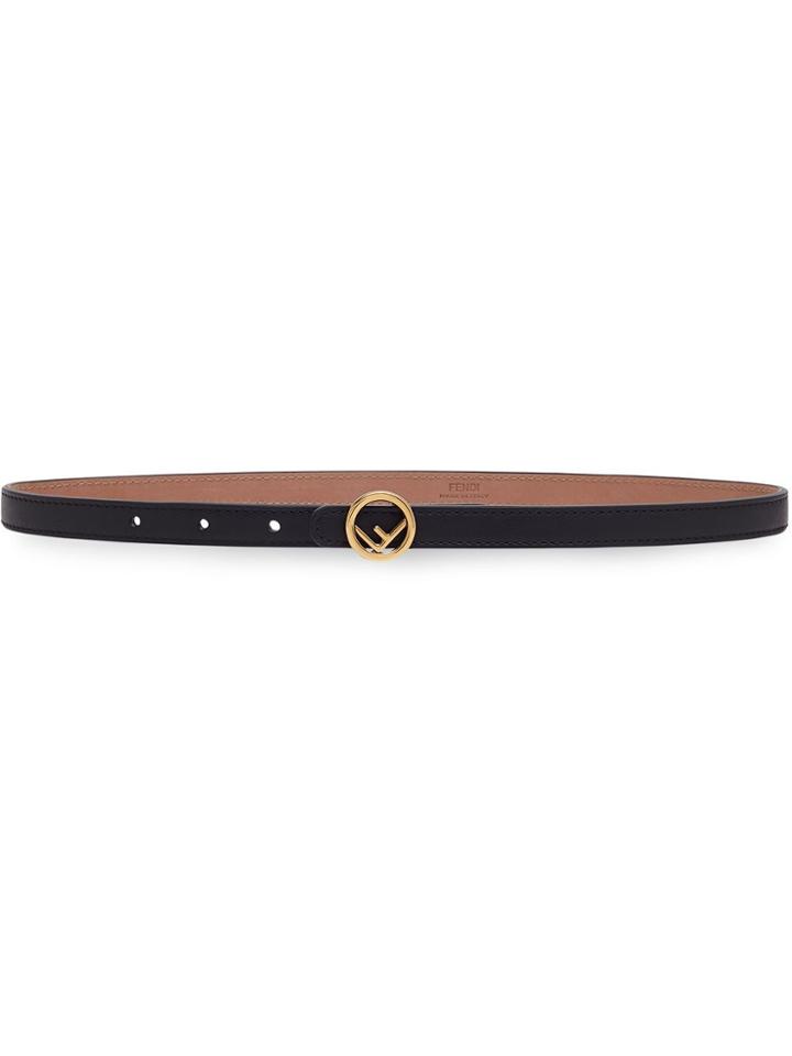 Fendi F Is Fendi Slim Belt - Black