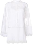 Ermanno Scervino Lace-panelled Blouse - White