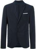 Neil Barrett Classic Casual Blazer, Men's, Size: 52, Blue, Polyester/spandex/elastane/viscose