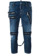 Dsquared2 Cool Girl Cropped Jeans, Size: 40, Blue, Cotton/spandex/elastane