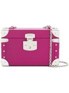 Luis Negri Crossbody Box Bag - Pink & Purple