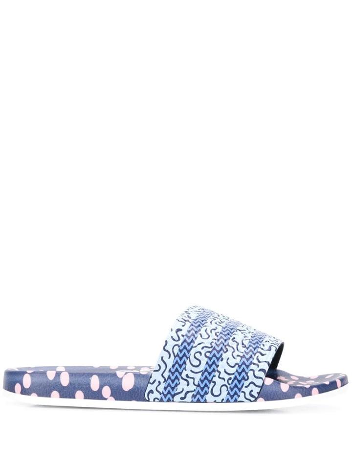 Adidas Adilette Pool Sliders - Blue