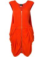 Jean Paul Gaultier Vintage Zip Up Draped Dress - Yellow & Orange