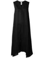 Max Mara Light Layered Dress, Women's, Size: 42, Black, Linen/flax