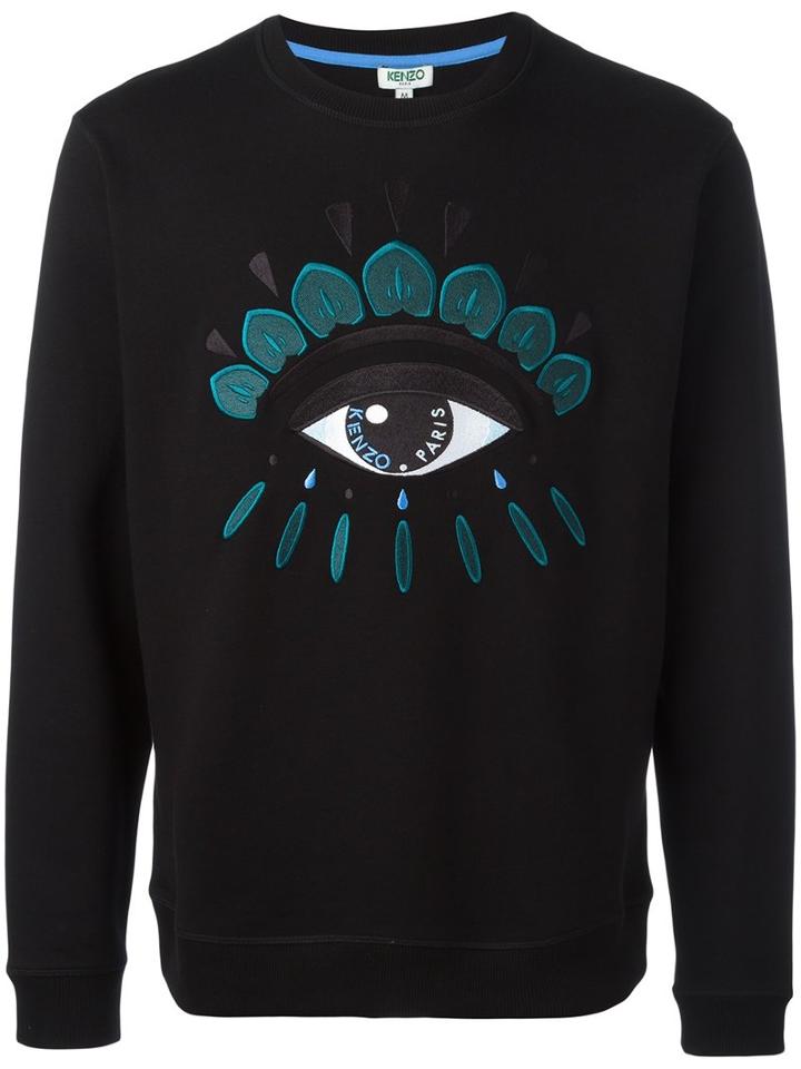 Kenzo Eye Sweatshirt, Size: Xs, Black, Cotton/polyester