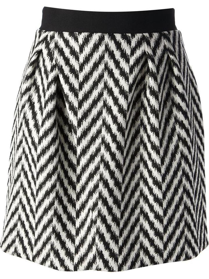 Emanuel Ungaro Zigzag Patterned Skirt