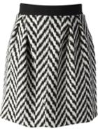 Emanuel Ungaro Zigzag Patterned Skirt
