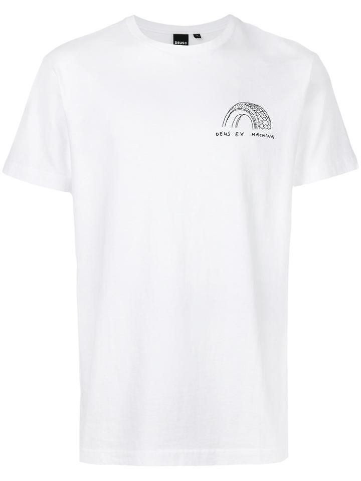 Deus Ex Machina Front Logo T-shirt - White