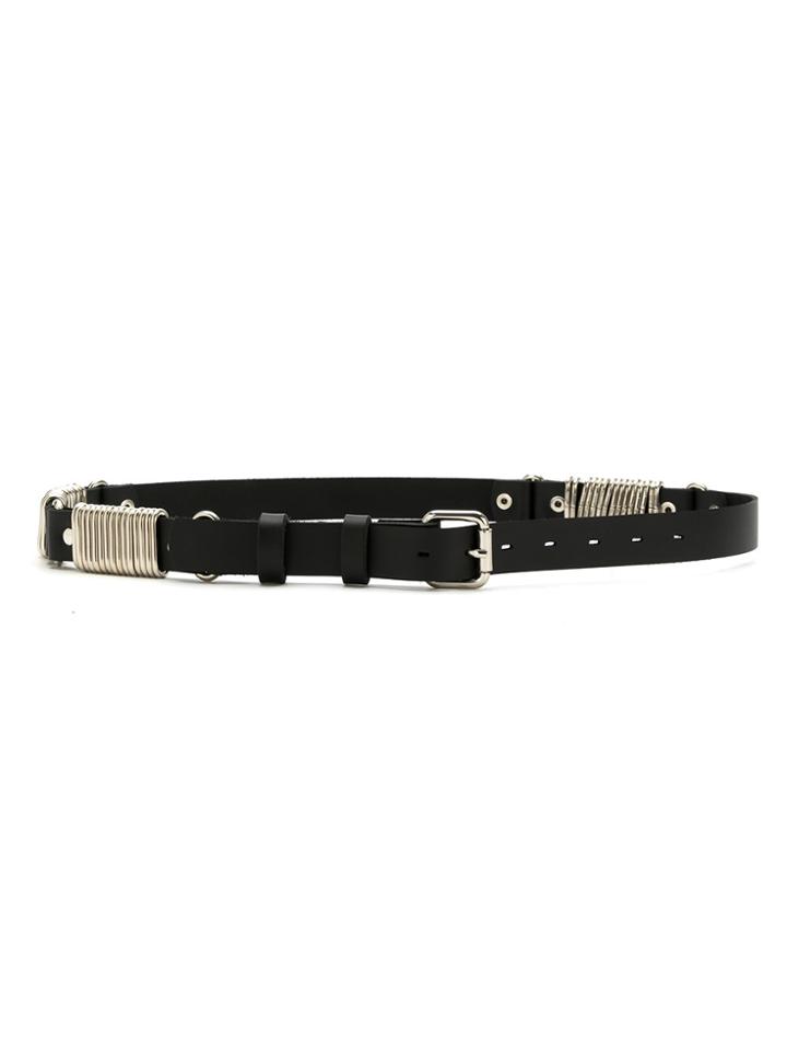 Uma Raquel Davidowicz Embellished 'paris' Belt - Black