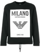 Emporio Armani Printed Sweatshirt - Black