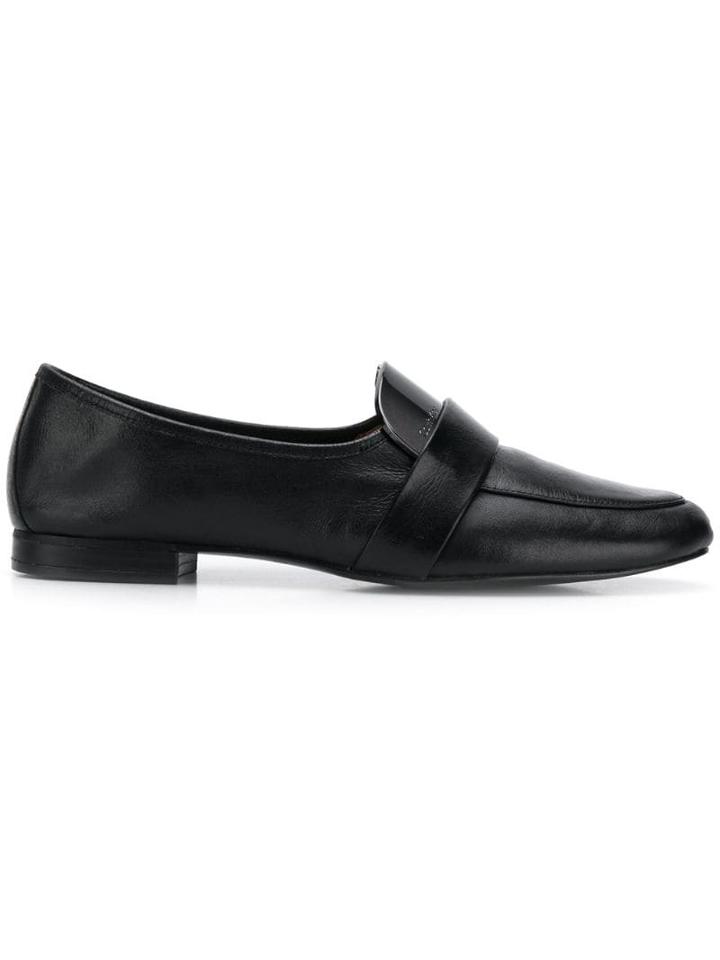 Calvin Klein 205w39nyc Logo Embossed Loafers - Black