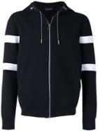 Emporio Armani Striped Sleeve Jacket - Blue