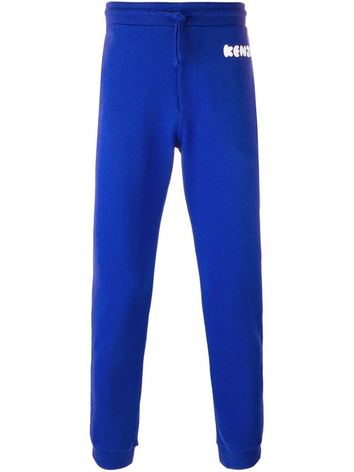 Kenzo 'runway' Track Pants, Men's, Size: Small, Blue, Cotton