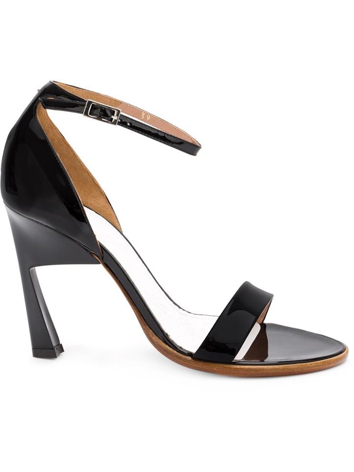 Maison Margiela Geometric Heel Sandals - Black