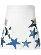 Manokhi Star Patch A-line Skirt - White