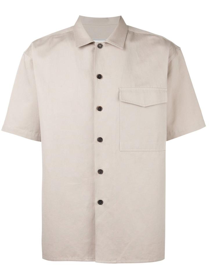 Ami Alexandre Mattiussi Short Sleeve Shirt - Nude & Neutrals