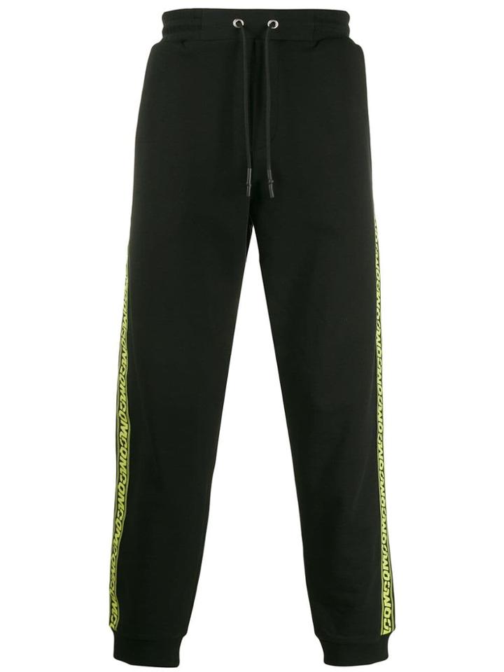 Mcq Alexander Mcqueen Logo Stripe Track Pants - Black