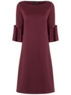 Gloria Coelho - A-line Midi Dress - Women - Polyester/spandex/elastane/viscose - P, Red, Polyester/spandex/elastane/viscose