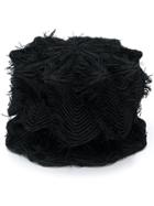 Issey Miyake Textured Stitch Hat - Black