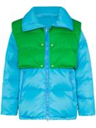 Calvin Klein 205w39nyc Block Colour Padded Jacket - Blue