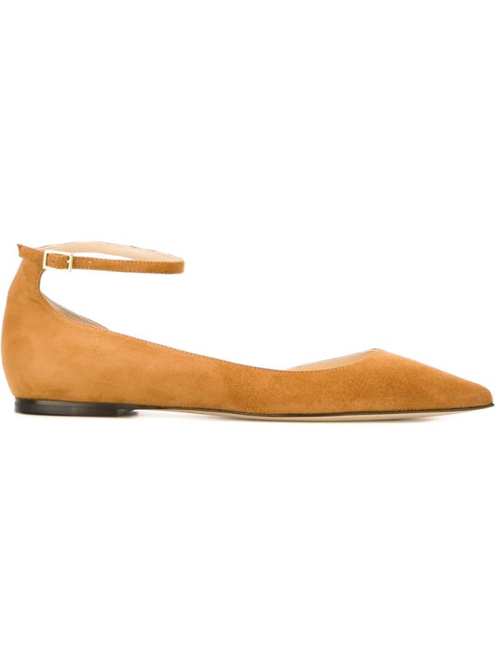 Jimmy Choo Lucy Ballerinas - Nude & Neutrals