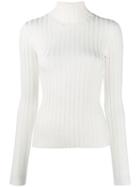 Veronica Beard Nellie Turtleneck Pullover - White