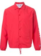 Mr. Gentleman Mr. Gentleman X Champion Sleeve Print Jacket, Men's, Size: Xl, Red, Cotton/polyester
