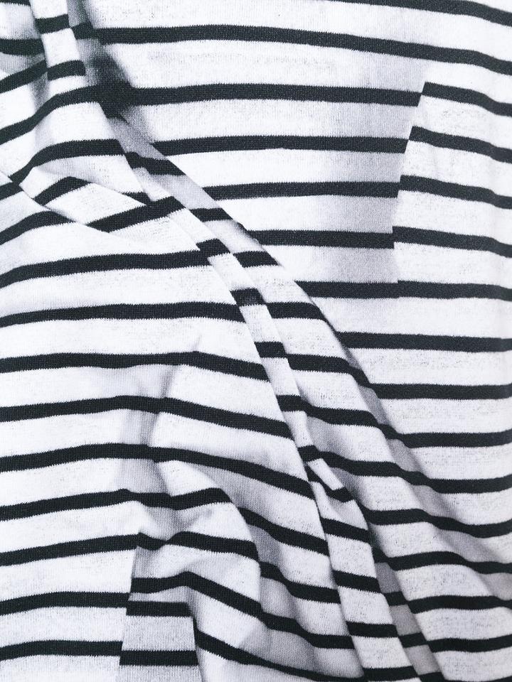 Paco Rabanne - Striped Longlseeved T-shirt - Women - Cotton - 36, Black, Cotton