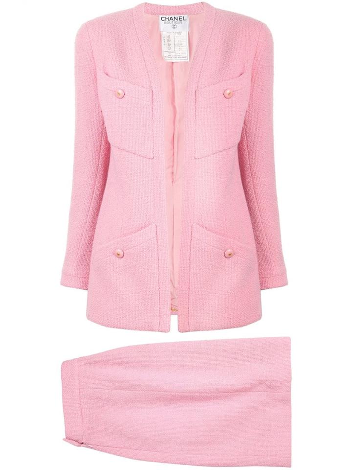 Chanel Pre-owned Setup Skirt Suit - Pink