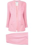 Chanel Pre-owned Setup Skirt Suit - Pink