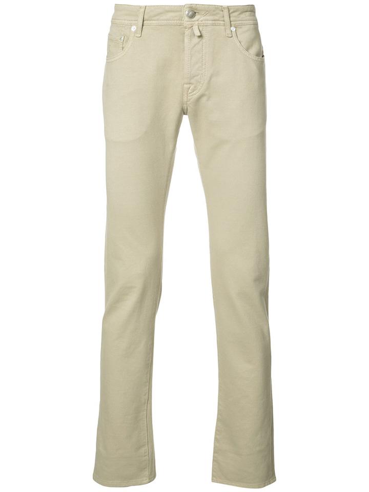Jacob Cohen - Chino Trousers - Men - Cotton/spandex/elastane - 32, Brown, Cotton/spandex/elastane