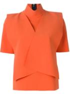 Msgm Front Panels Turtle Neck Top