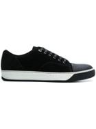 Lanvin Toe Cap Tennis Sneakers - Black