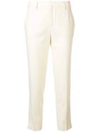 Pt01 Slim-fit Tailored Trousers - White